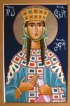Orthodox icon of Saint Tamara, Queen of Georgia