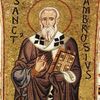 Orthodox icon of saint-ambrose-of-milan