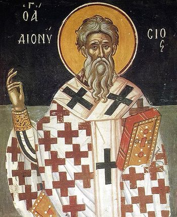 Orthodox icon of Saint Dionysius the Areopagite