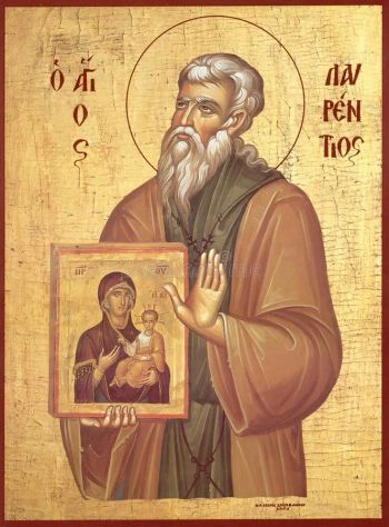 Orthodox icon of Saint Lawrence