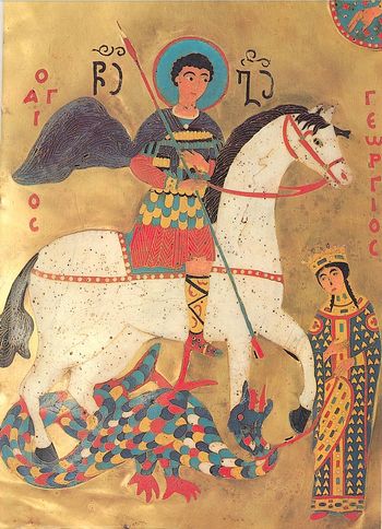 Orthodox icon of The Holy Great Martyr and Trophy-Bearer George