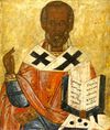 Orthodox icon of Akathist to St Nicholas