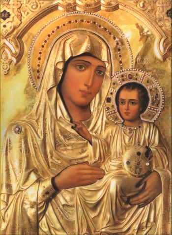 Orthodox icon of Joy of All Who Sorrow