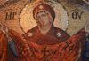 Orthodox icon of Protection of the Mother of God