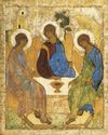 Orthodox icon of trinity-rublev
